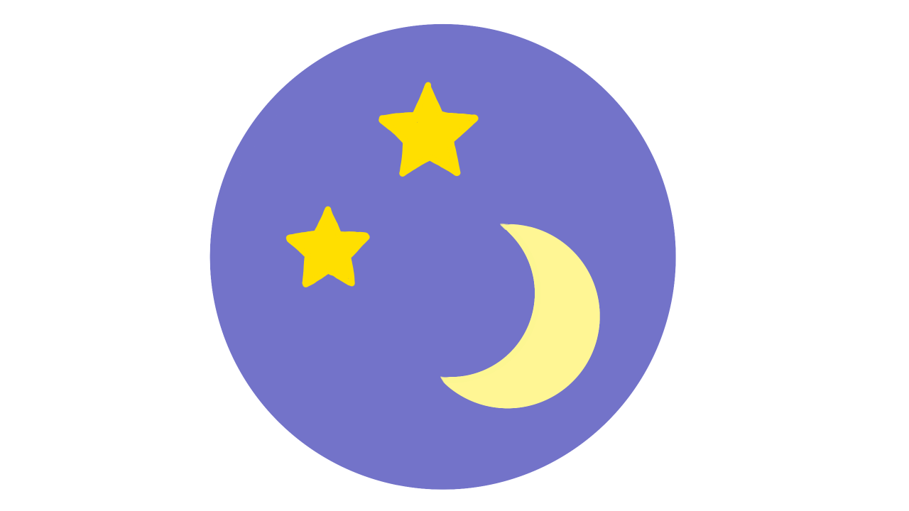 月 と 星 イラスト詳細 2位