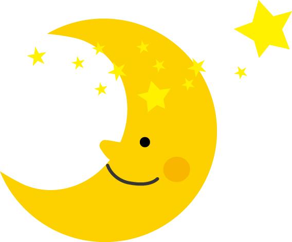 月 と 星 イラスト詳細 3位