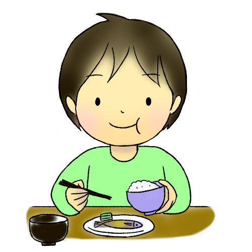 朝 ごはん を 食べる イラスト詳細 3位
