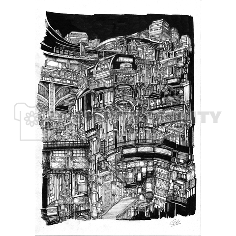 未来 都市 イラスト詳細 15位
