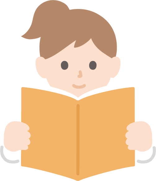 本 を 読む 女の子 イラスト詳細 8位