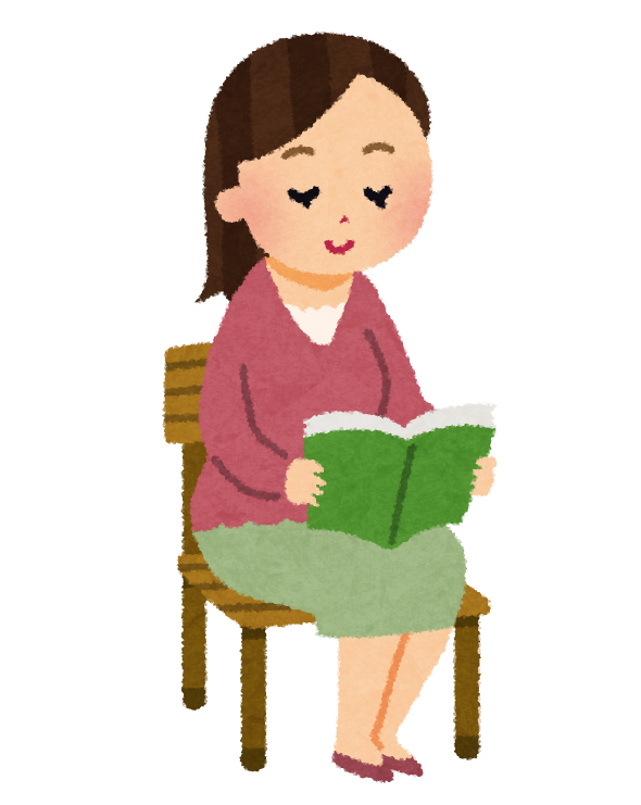 本 を 読む 女の子 イラスト詳細 9位