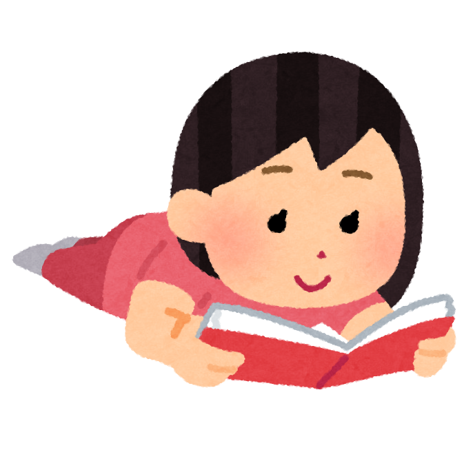 本 を 読む 女の子 イラスト詳細 5位