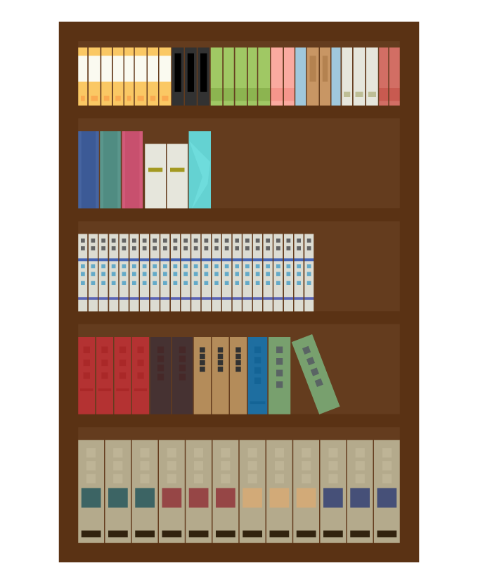 本棚 イラスト詳細 2位