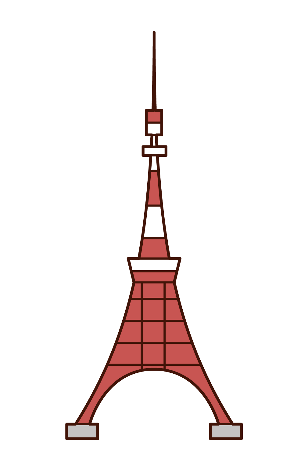 東京 タワー フリー 素材詳細 5位