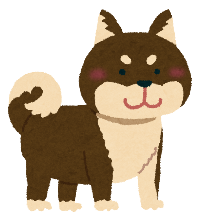 柴犬 イラスト 無料詳細 10位