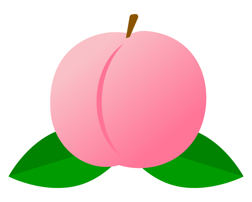 桃 イラスト 無料詳細 2位