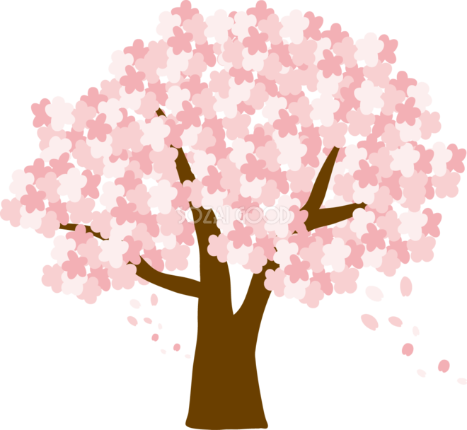 桜 かわいい イラスト詳細 8位