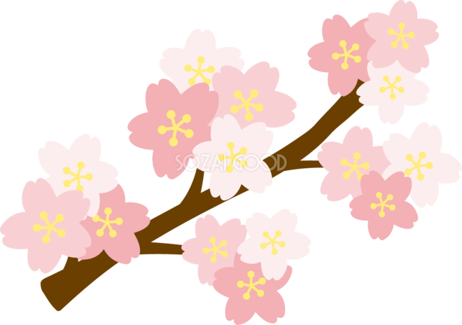 桜 かわいい イラスト詳細 5位