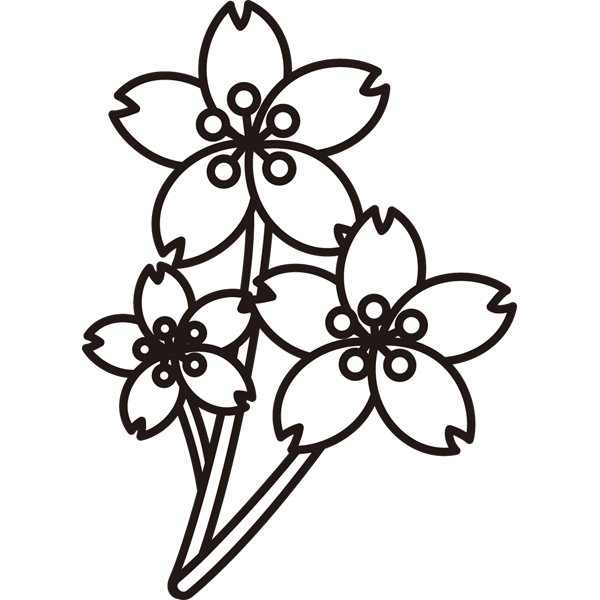 桜 イラスト 手書き詳細 7位