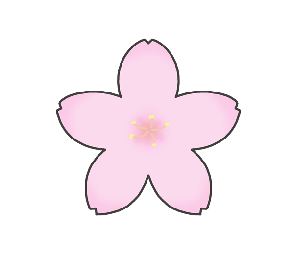 桜 イラスト 花びら詳細 7位