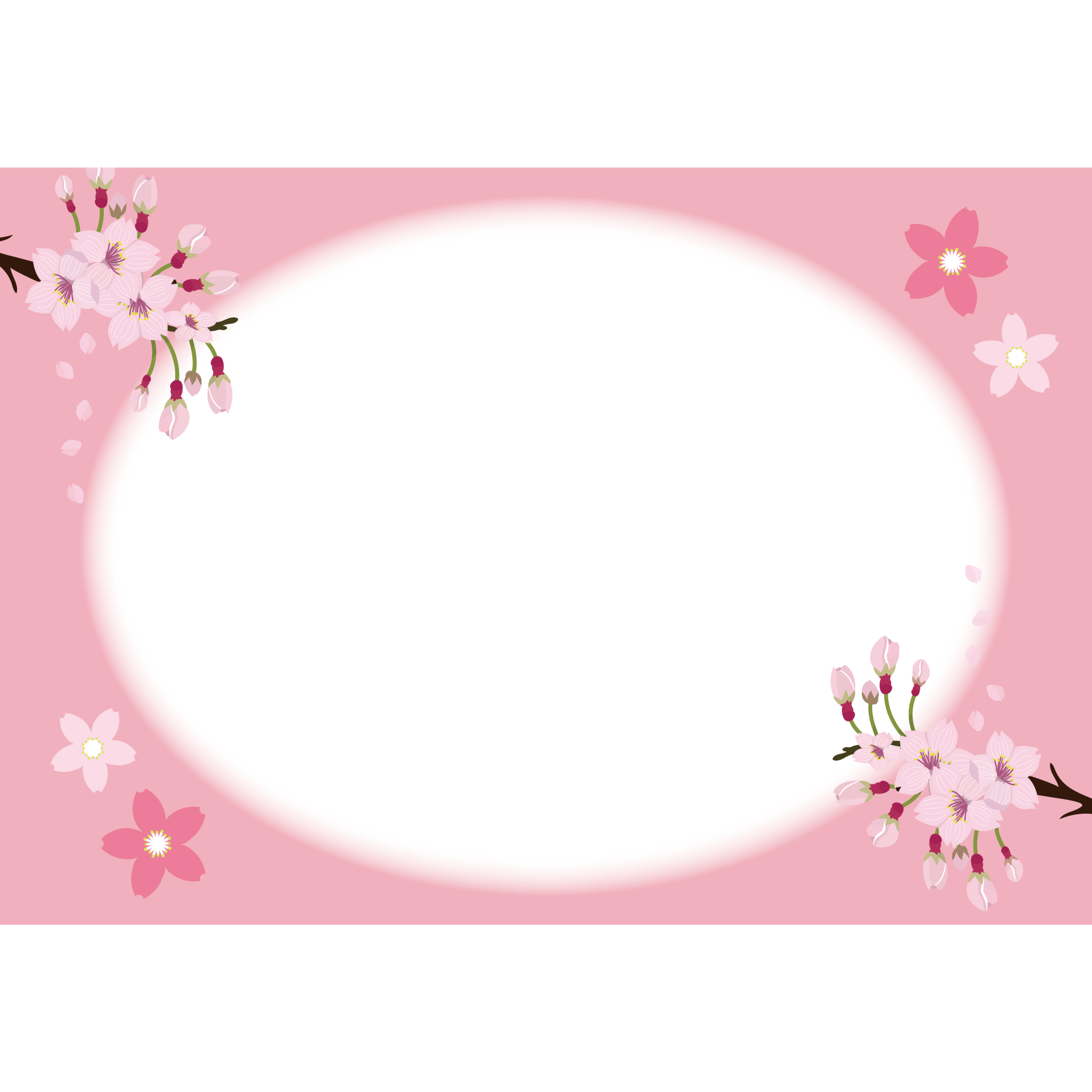 桜 メッセージ カード テンプレート詳細 5位