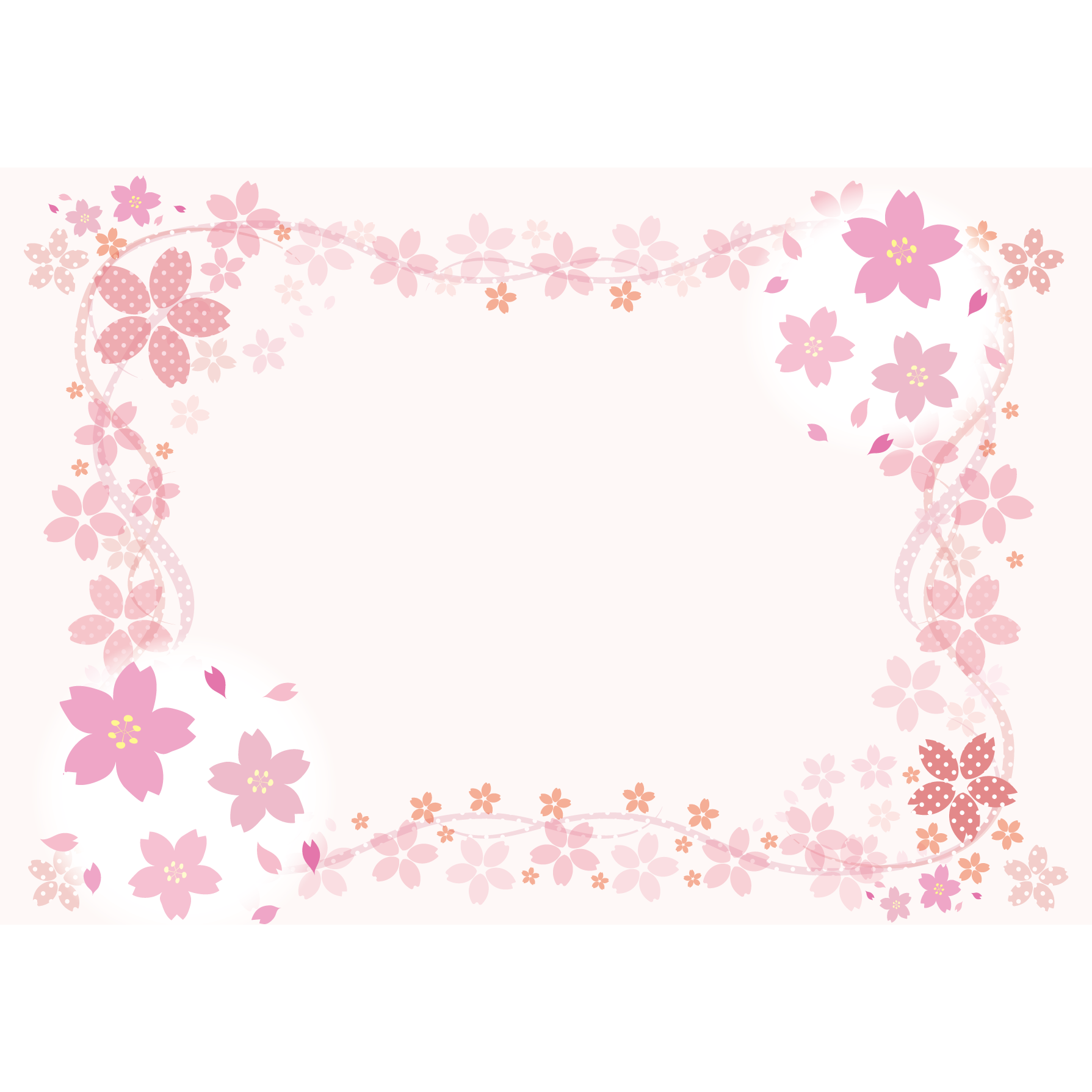 桜 枠 イラスト - KibrisPDR