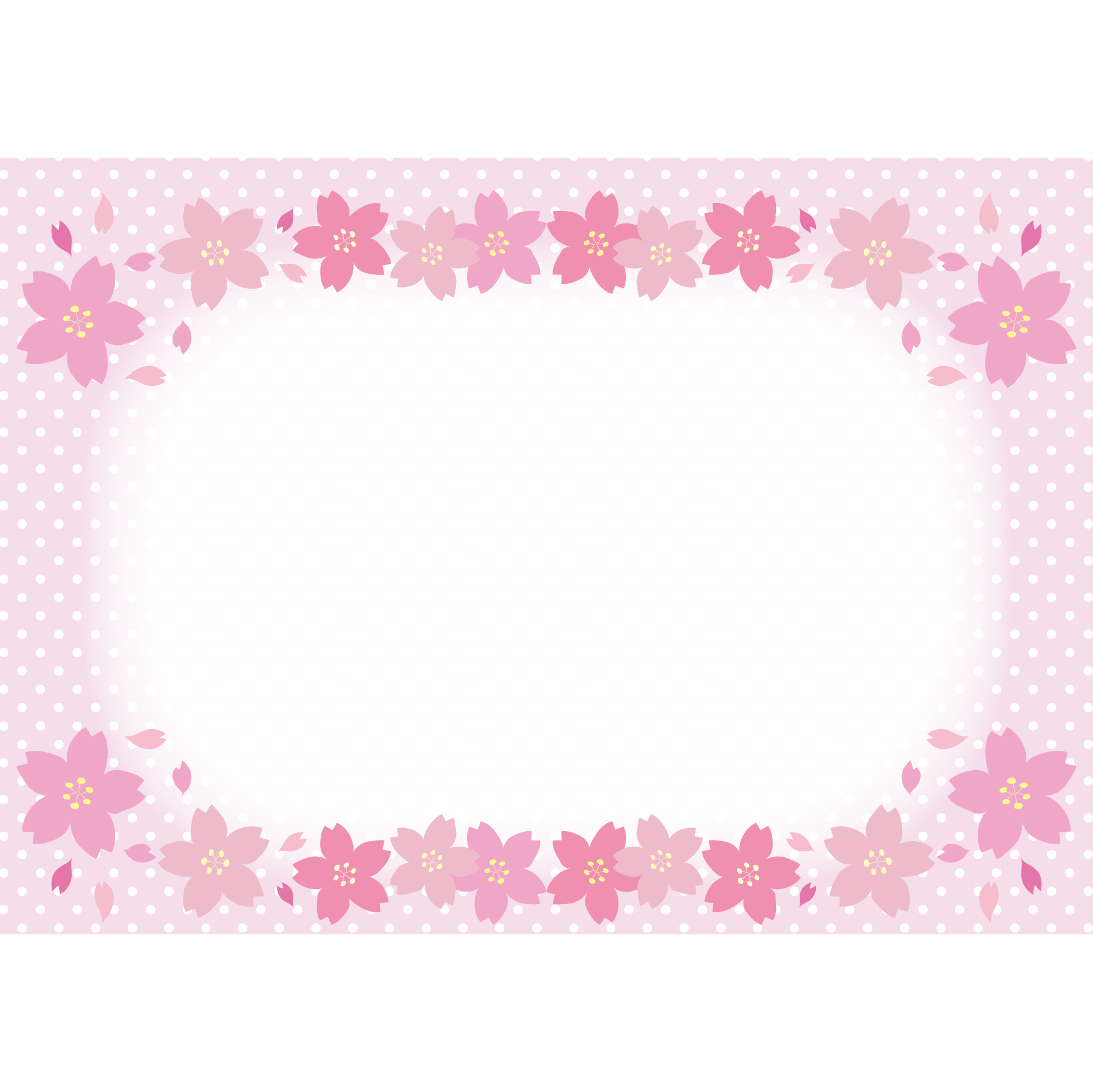 桜 枠 イラスト詳細 3位