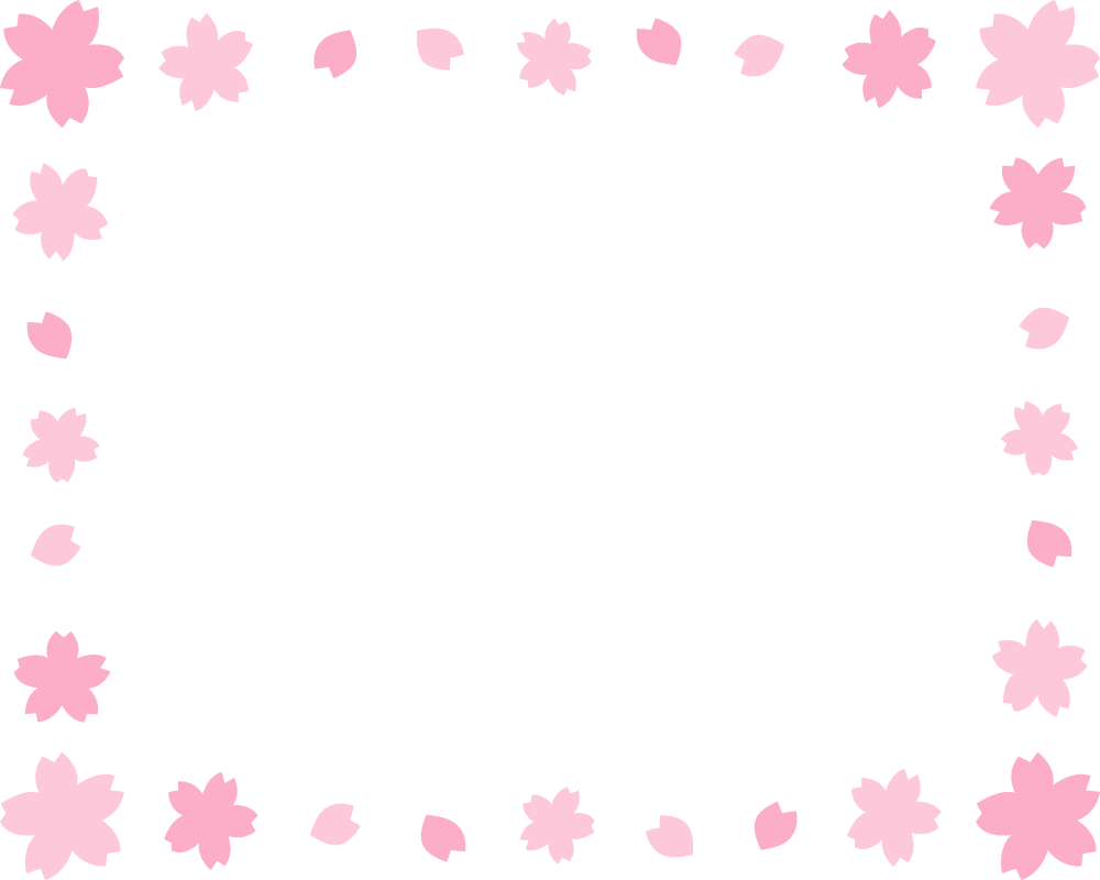 桜 枠 イラスト詳細 7位