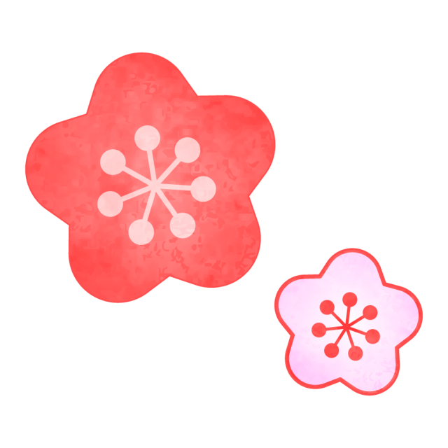 梅 の 花 イラスト 簡単詳細 11位