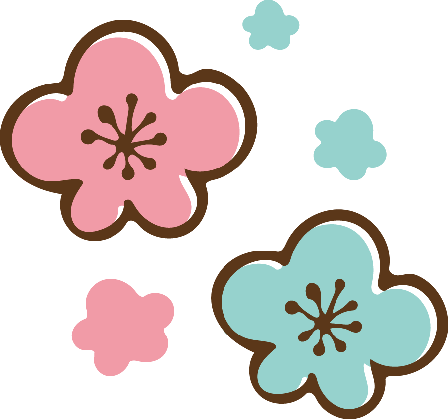 梅 の 花 イラスト 簡単詳細 8位
