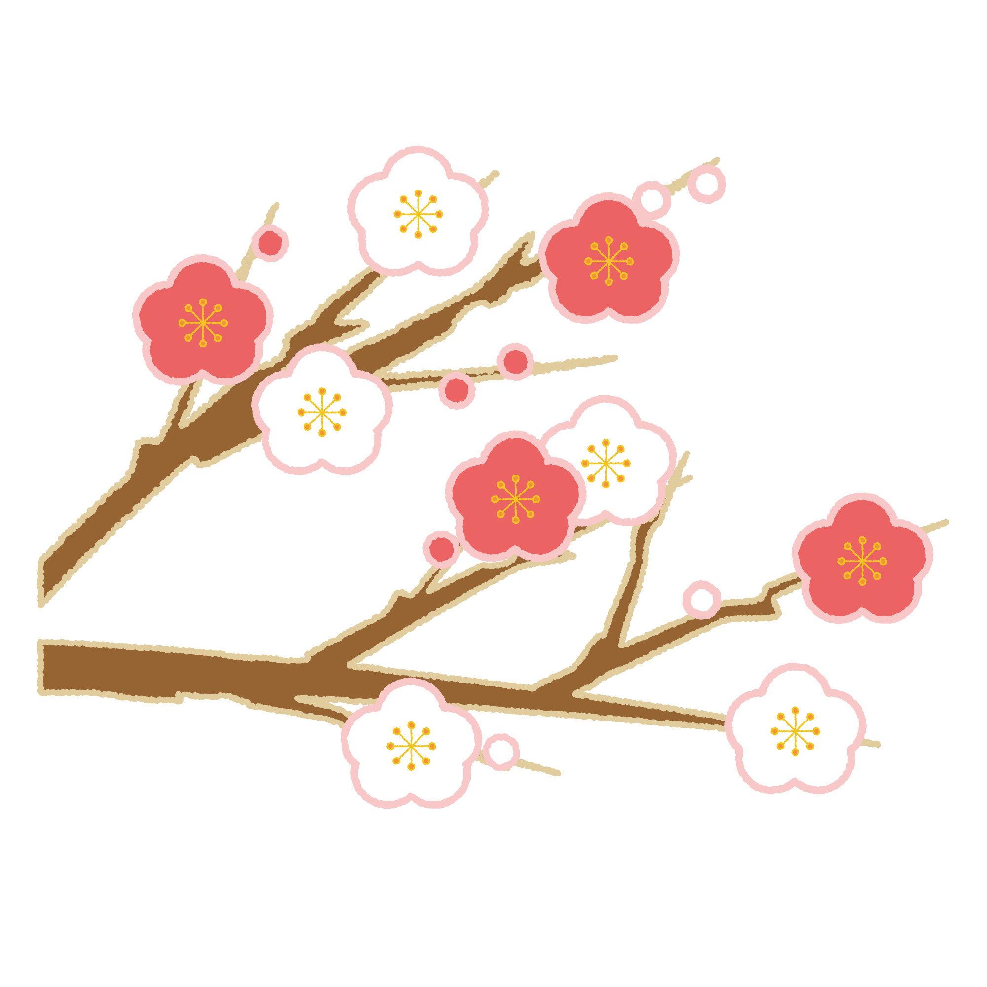 梅 の 花 絵詳細 8位
