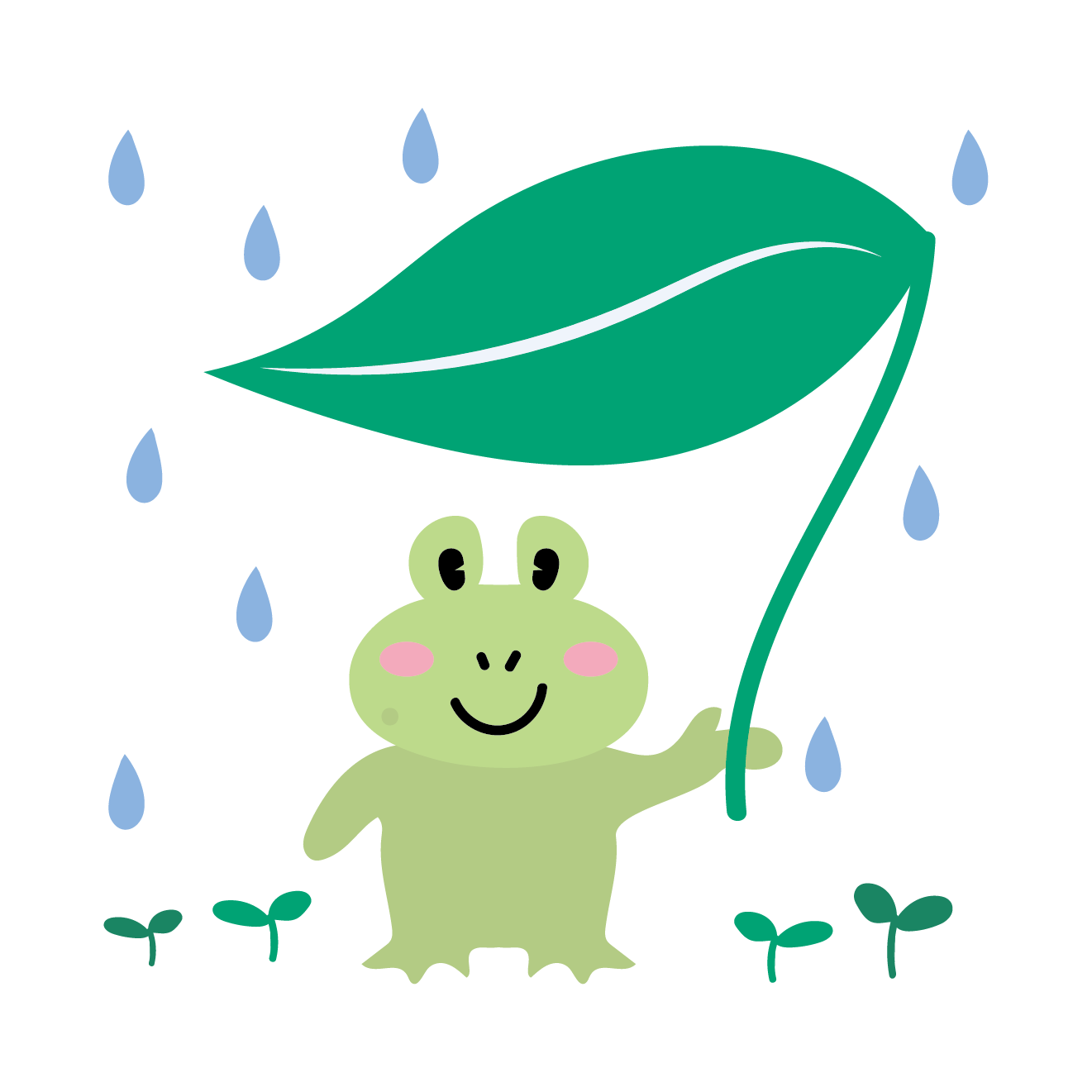 梅雨 イラスト フリー詳細 4位