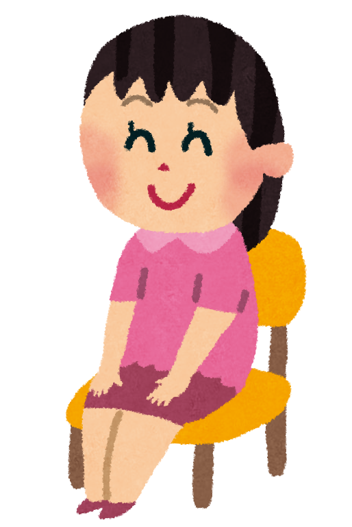 椅子 に 座っ て いる イラスト - KibrisPDR