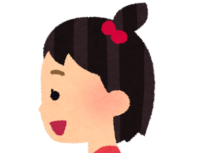 横向き 女の子 イラスト詳細 3位