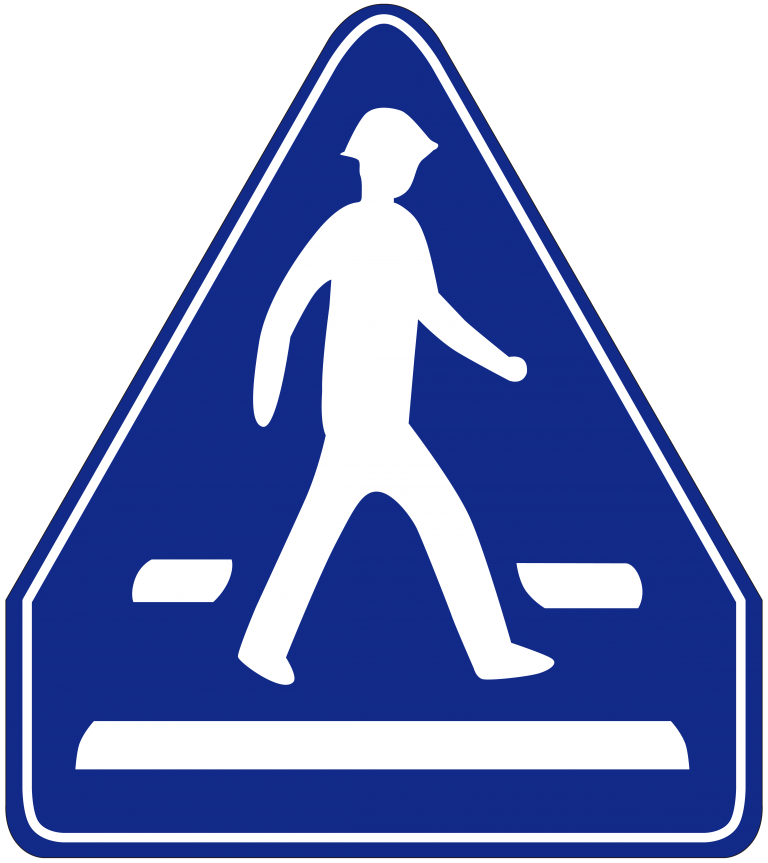 横断 歩道 標識 イラスト詳細 2位