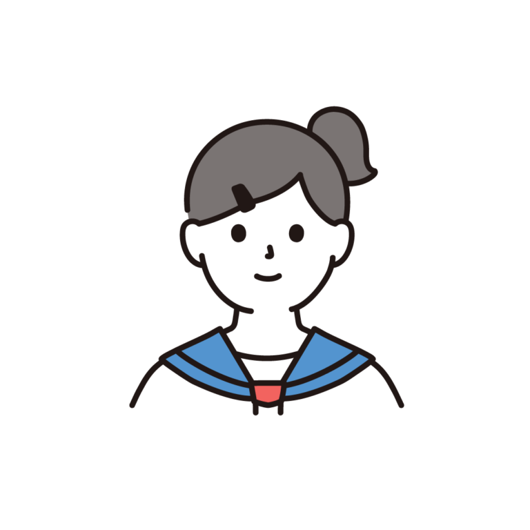 横顔 女性 イラスト詳細 9位