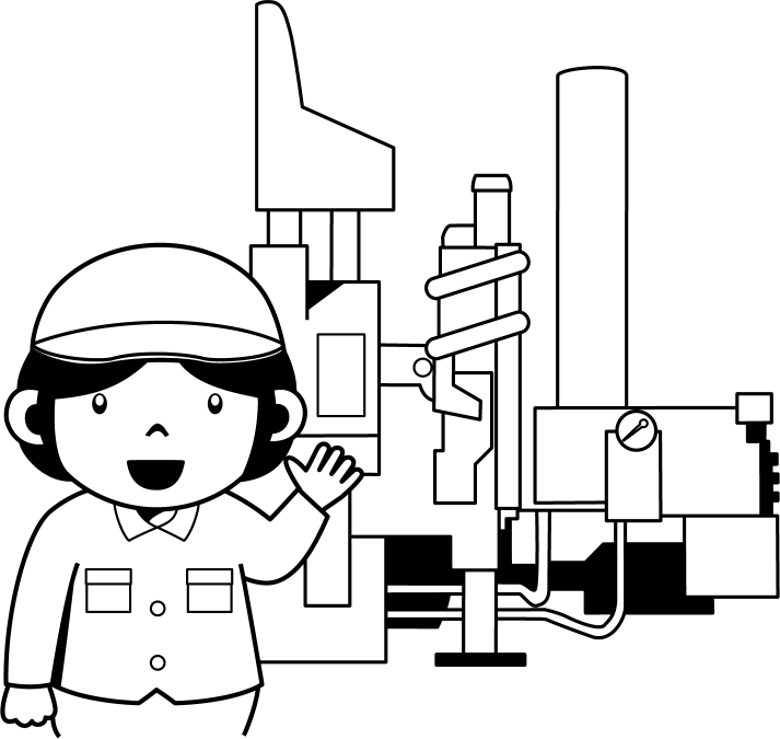 機械 技師 イラスト詳細 5位