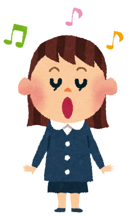 歌っ て いる 人 イラスト詳細 2位