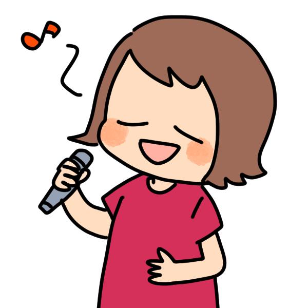 歌っ て いる 人 イラスト詳細 5位
