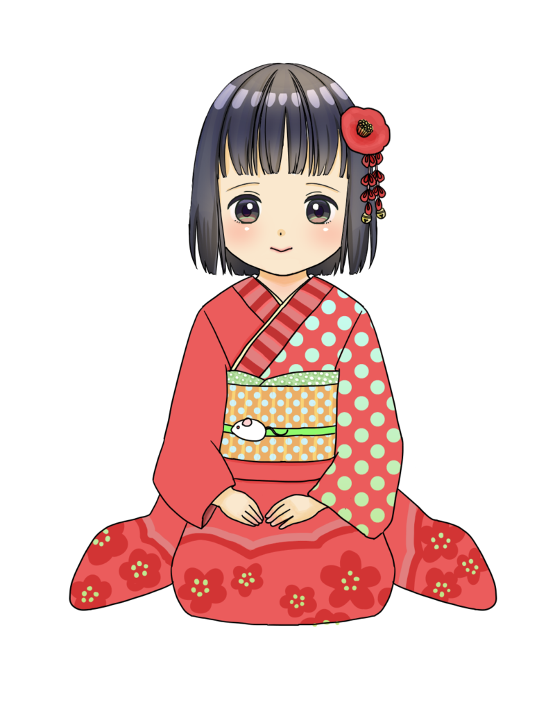 正月 イラスト 女の子詳細 10位