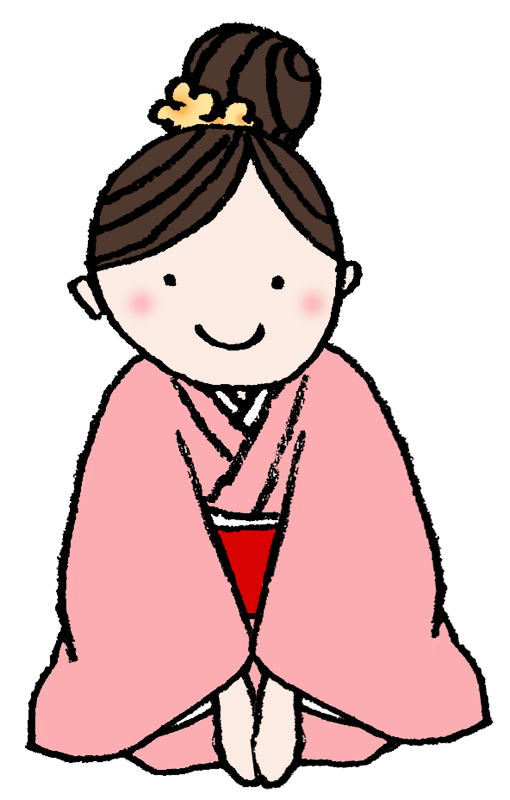 正月 イラスト 女の子詳細 11位