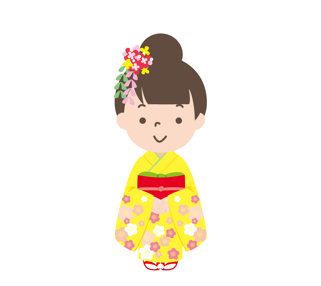 正月 イラスト 女の子詳細 6位
