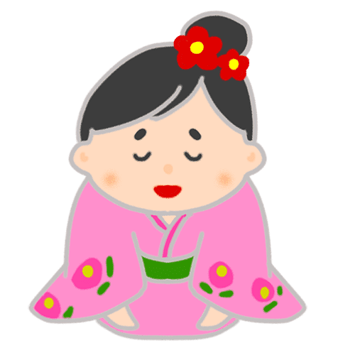 正月 イラスト 女の子詳細 8位