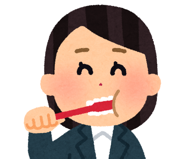 歯磨き イラスト詳細 6位