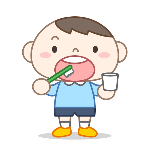歯磨き イラスト 簡単詳細 11位