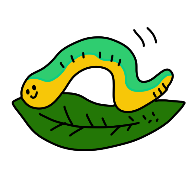 毛虫 イラスト詳細 8位