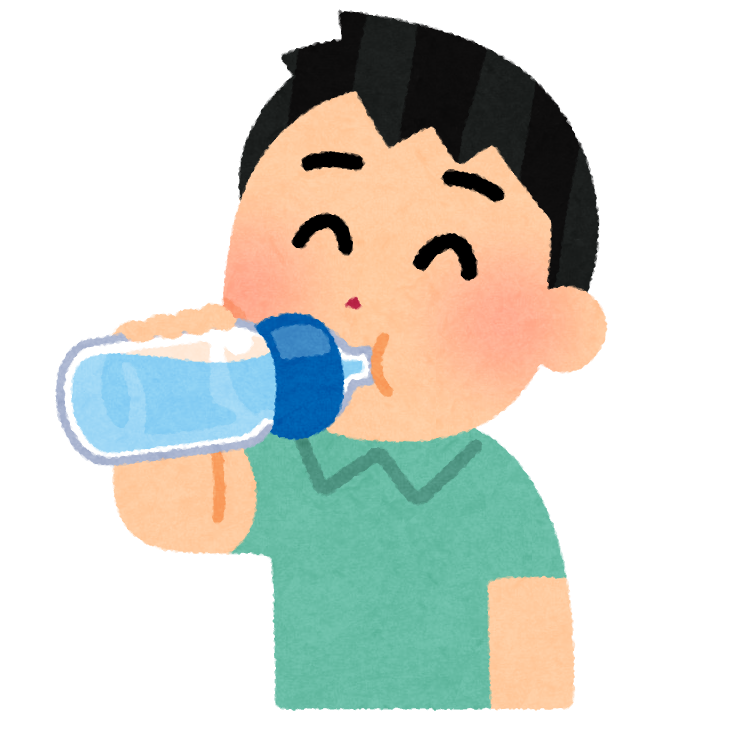 水分 補給 イラスト かわいい詳細 4位