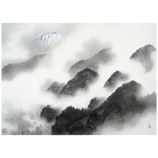 水墨画 雲詳細 8位