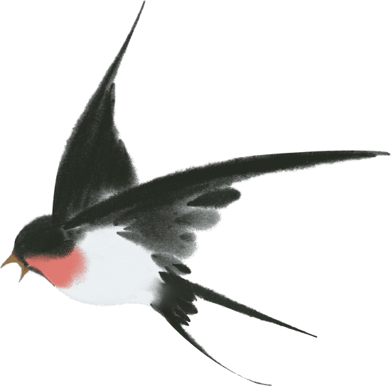 水墨画 鳥詳細 11位
