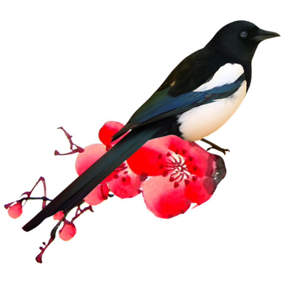 水墨画 鳥詳細 9位