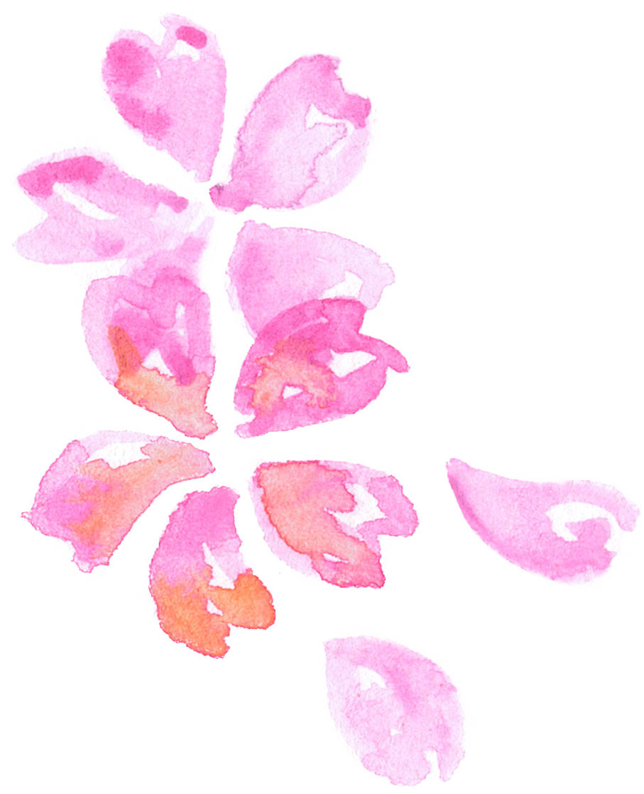 水彩 イラスト 花詳細 6位