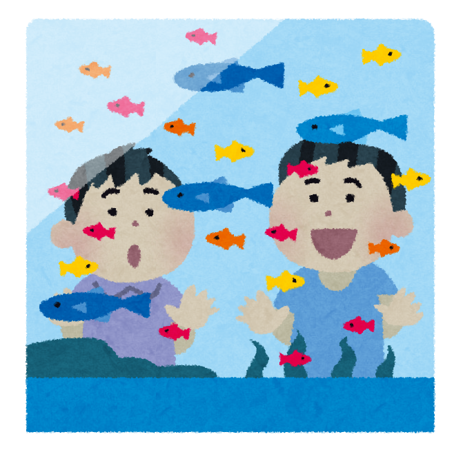 水族館 魚 イラスト詳細 2位