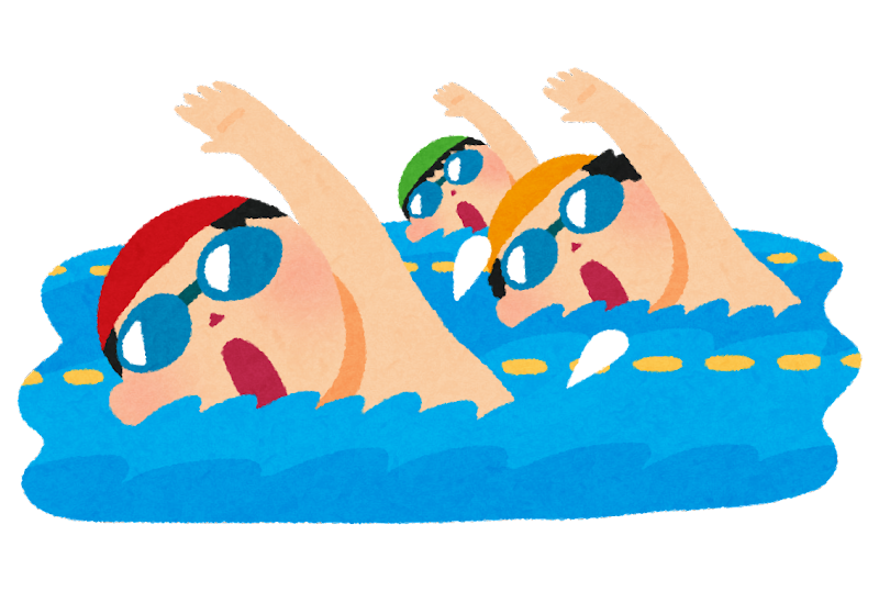 水泳 イラスト かっこいい詳細 2位