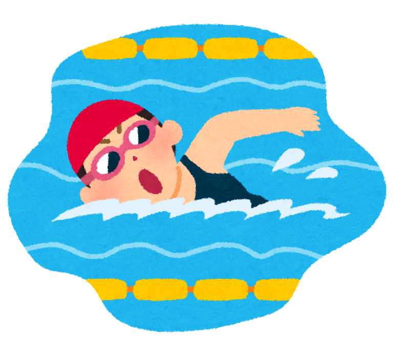 水泳 イラスト かっこいい詳細 3位