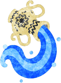 水瓶 座 イラスト詳細 9位