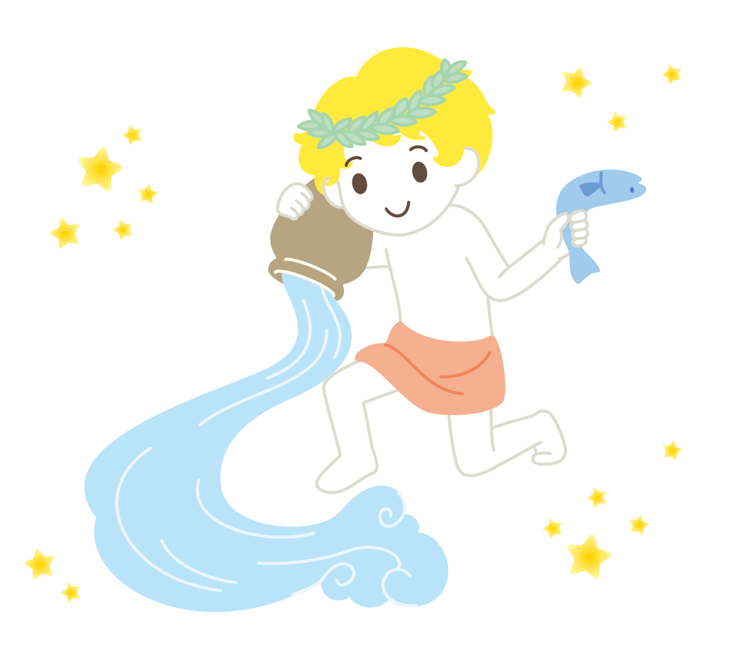 水瓶 座 イラスト詳細 12位