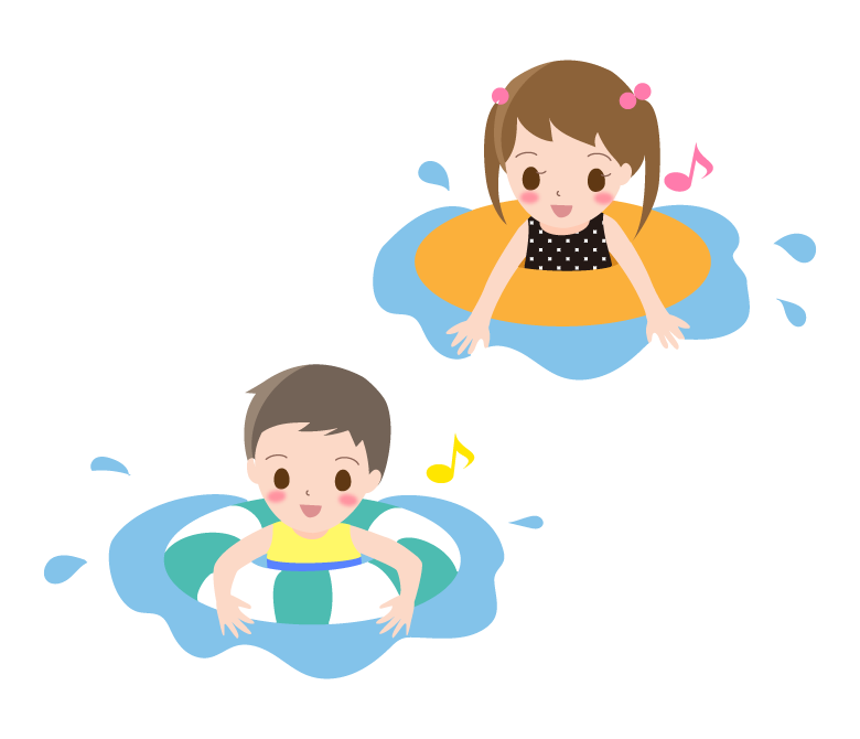 水遊び イラスト 無料詳細 3位