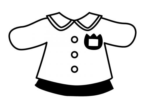 洋服 イラスト 簡単詳細 8位