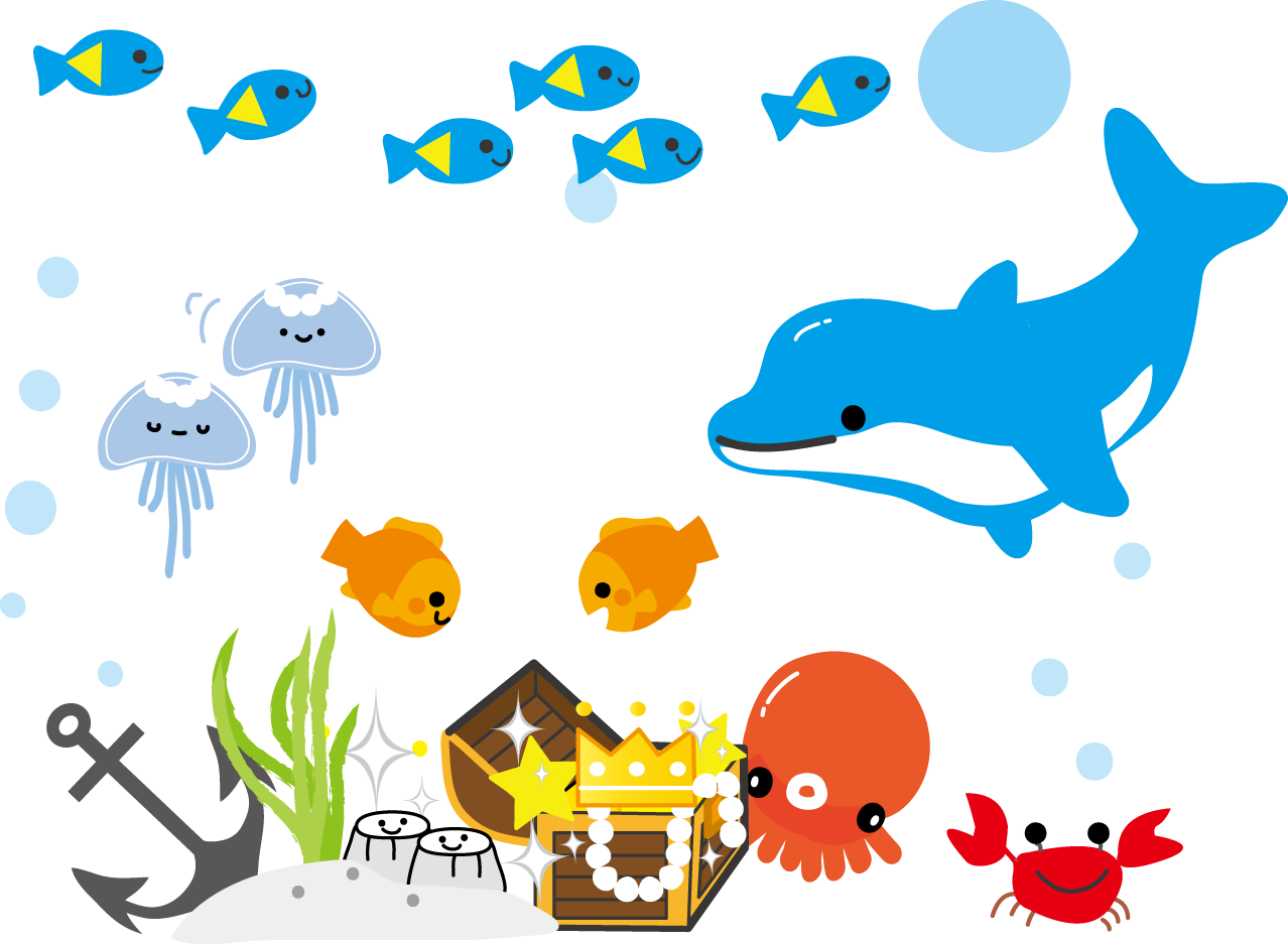 海 の イラスト 簡単詳細 9位